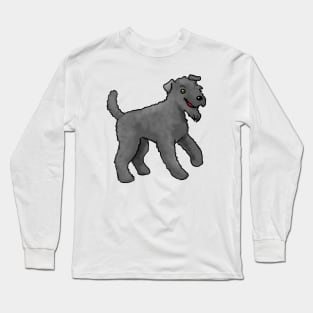 Dog - Kerry Blue Terrier - Black Long Sleeve T-Shirt